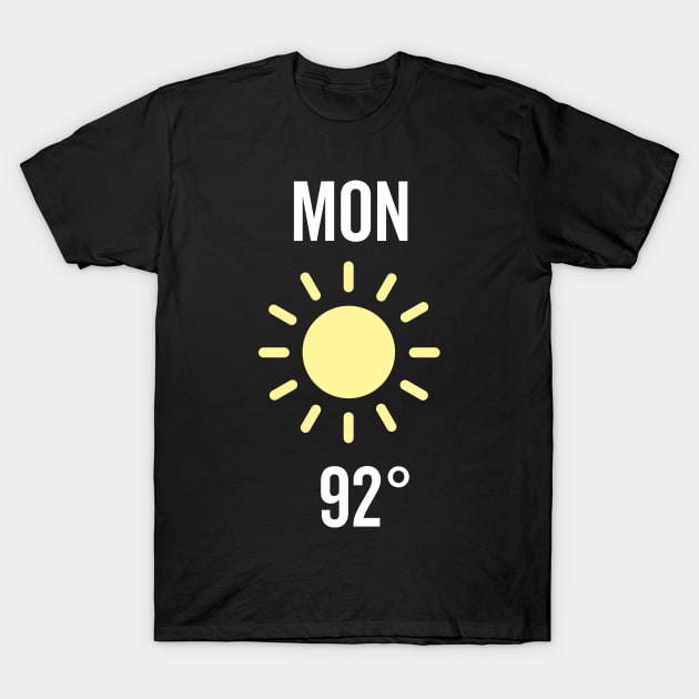 Monday Weather Costume T-Shirt by DetourShirts